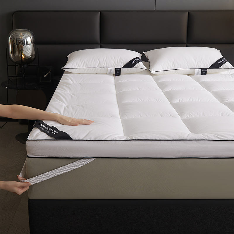 全棉抗菌防螨软床垫 白色10厘米