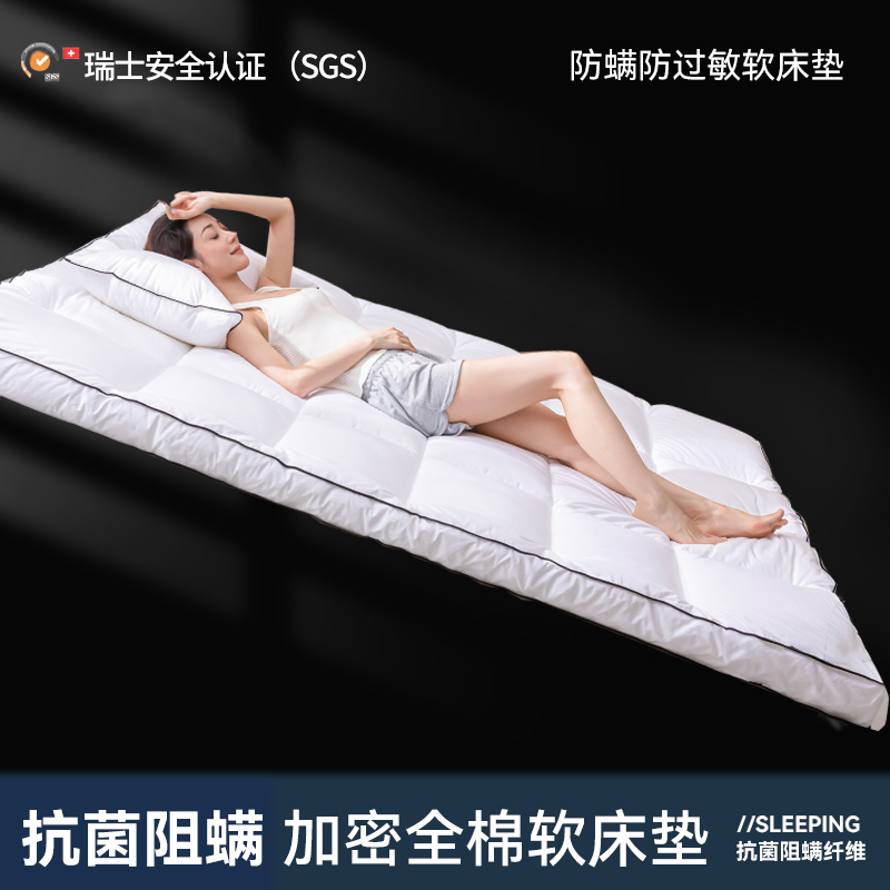 B全棉防螨软床垫酒店风-5厘米