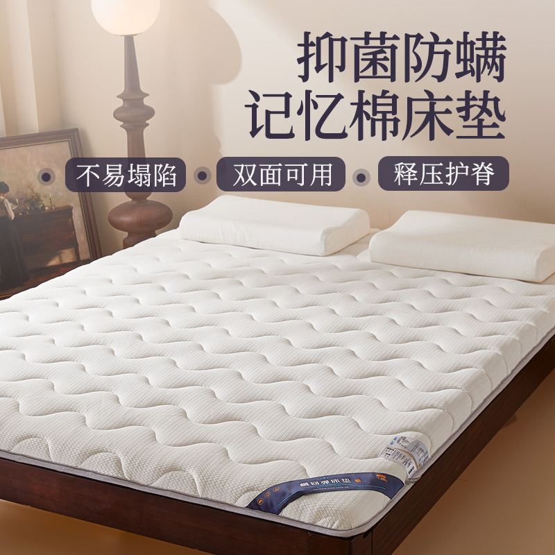 防螨记忆棉两用床垫5厘米